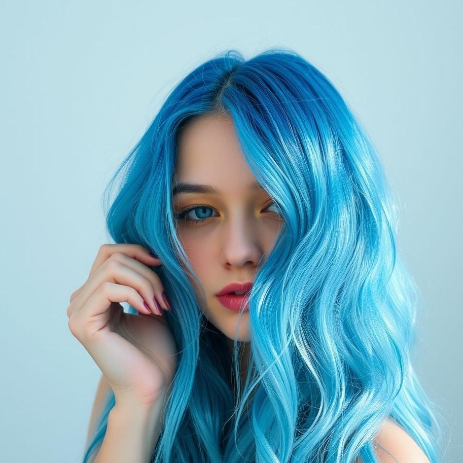 Dream : Dyeing your hair blue in a dream