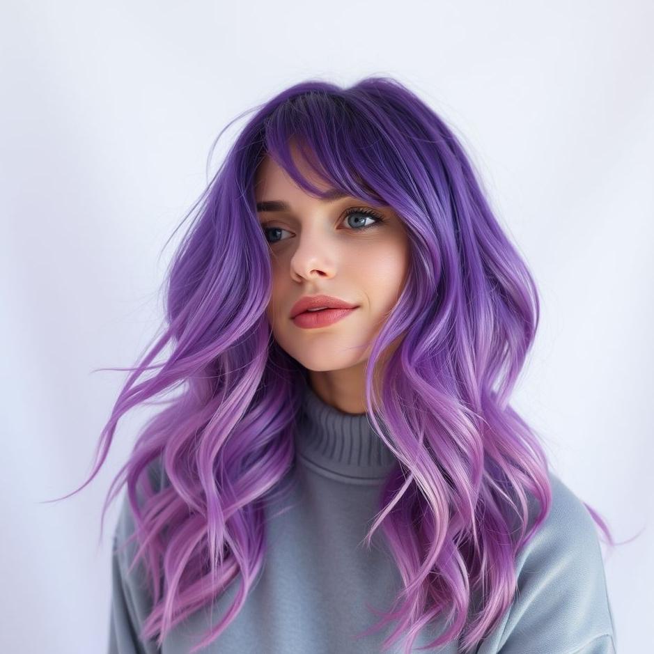 Dream : Dyeing your hair purple in a dream