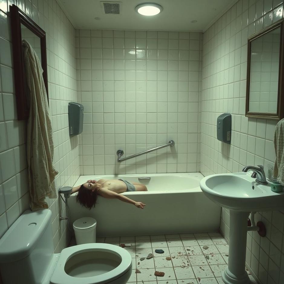 Dream : Dying in a bathroom