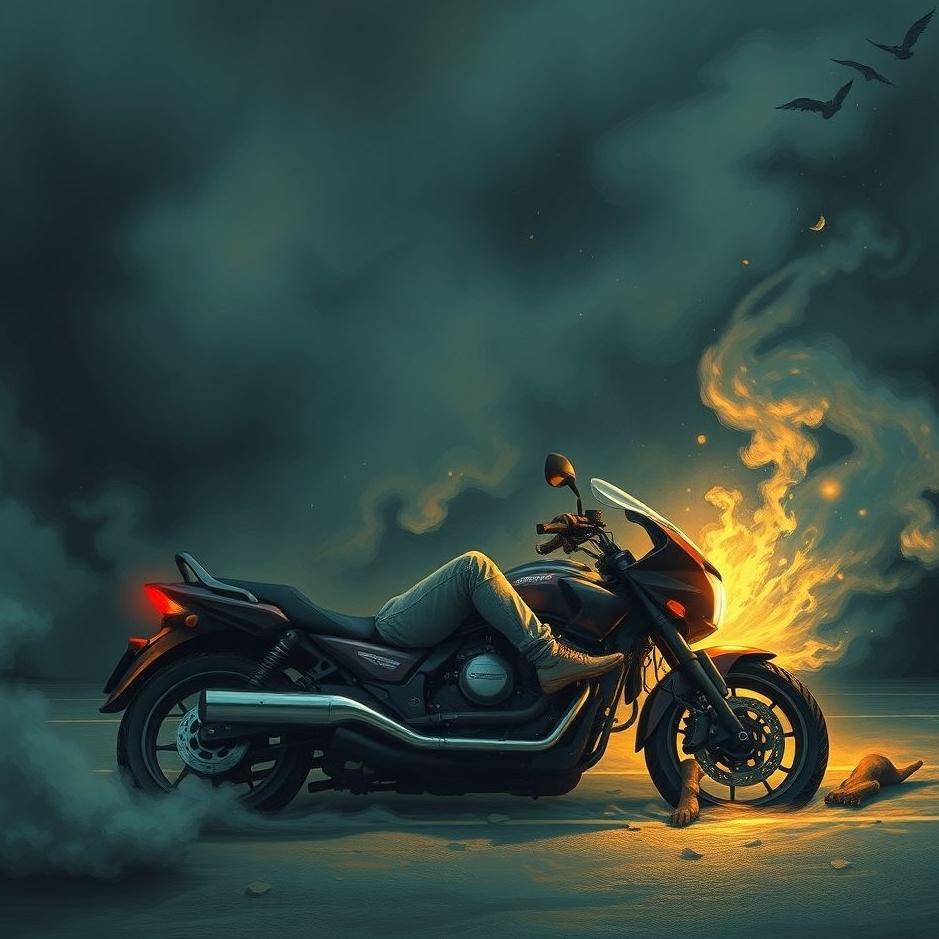 Dream : Dying in a motorcycle accident in a dream
