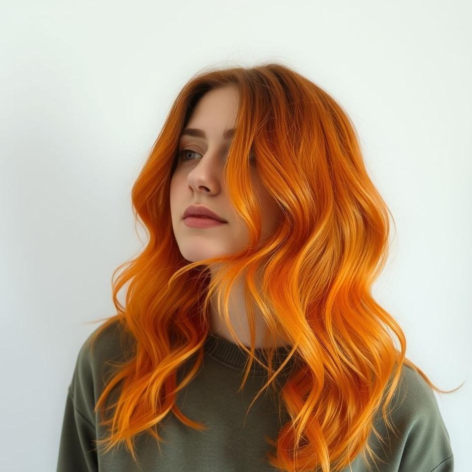 Dream : Dying your hair orange in a dream