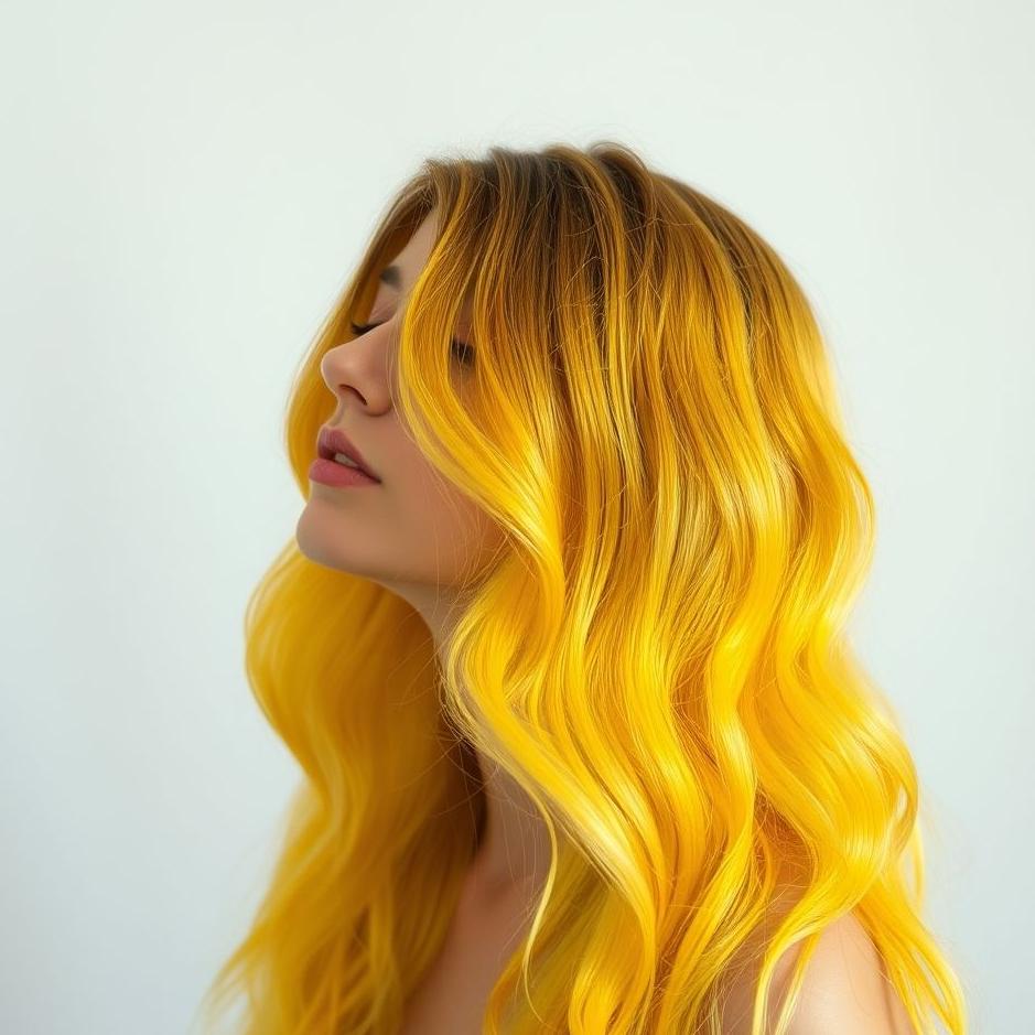 Dream : Dying your hair yellow in a dream