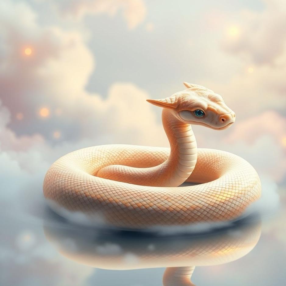Dream : Eared snake in a dream