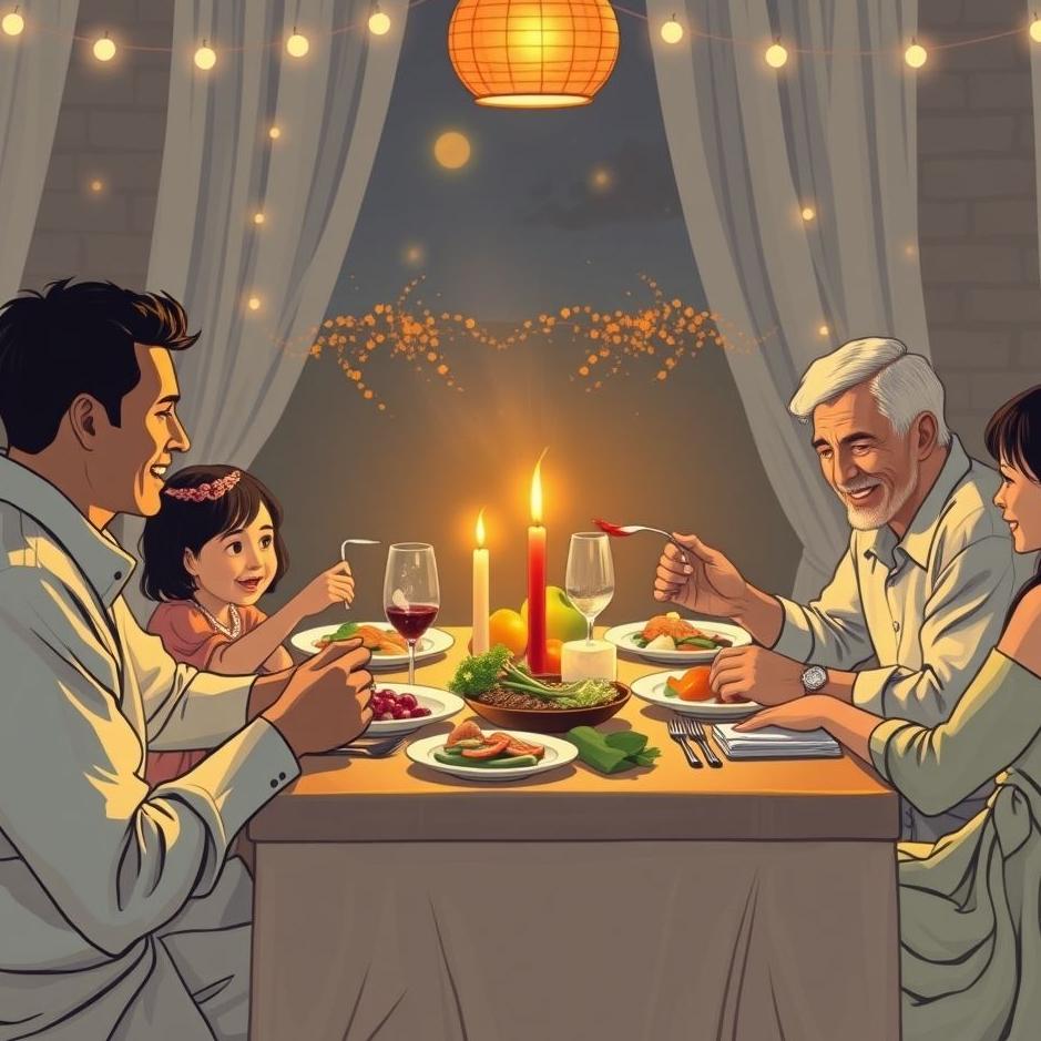Dream Dictionary : Eat family dinner in the dream