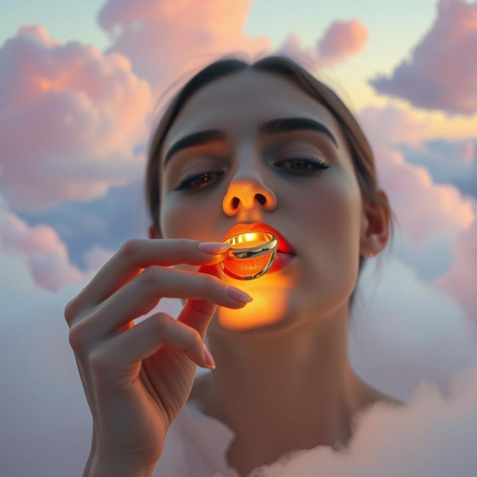 Dream : Eat gold ring in the dream