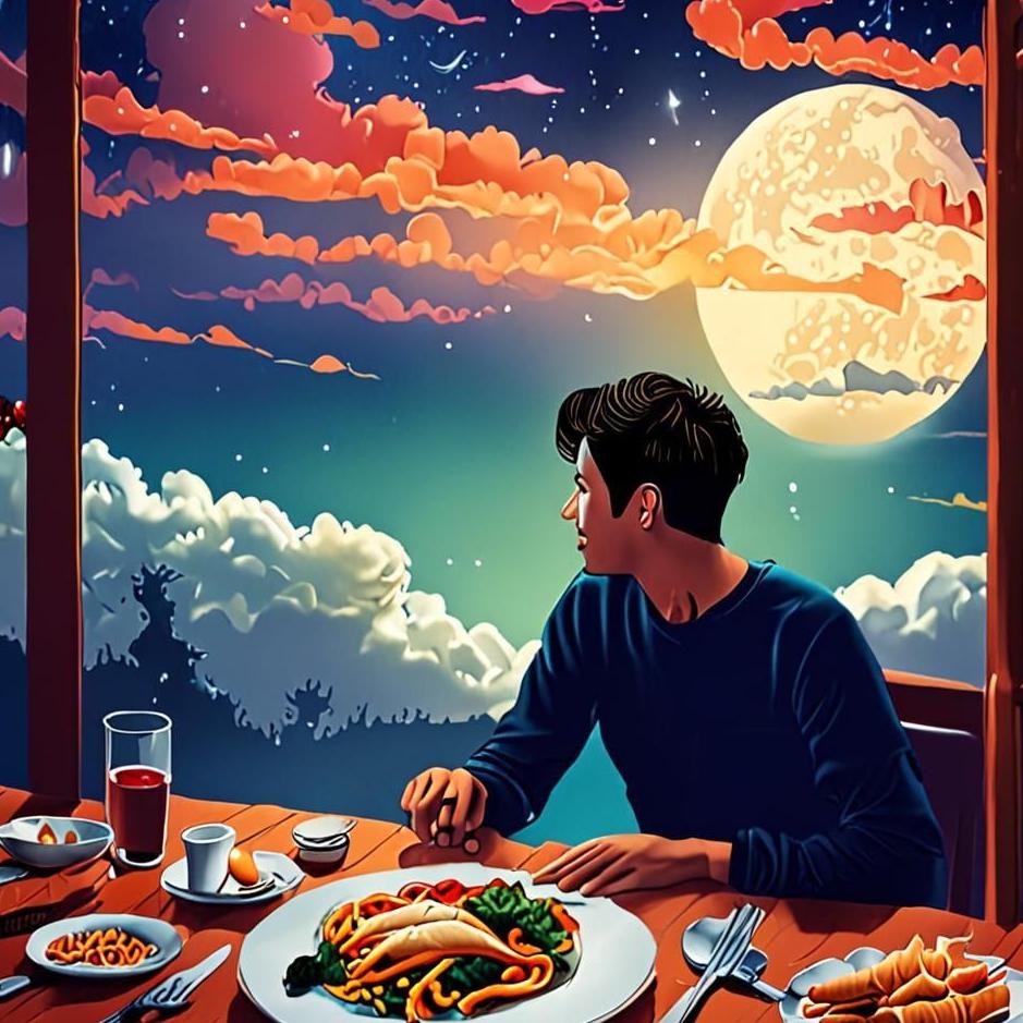 Dream : Eat with foot in the dream