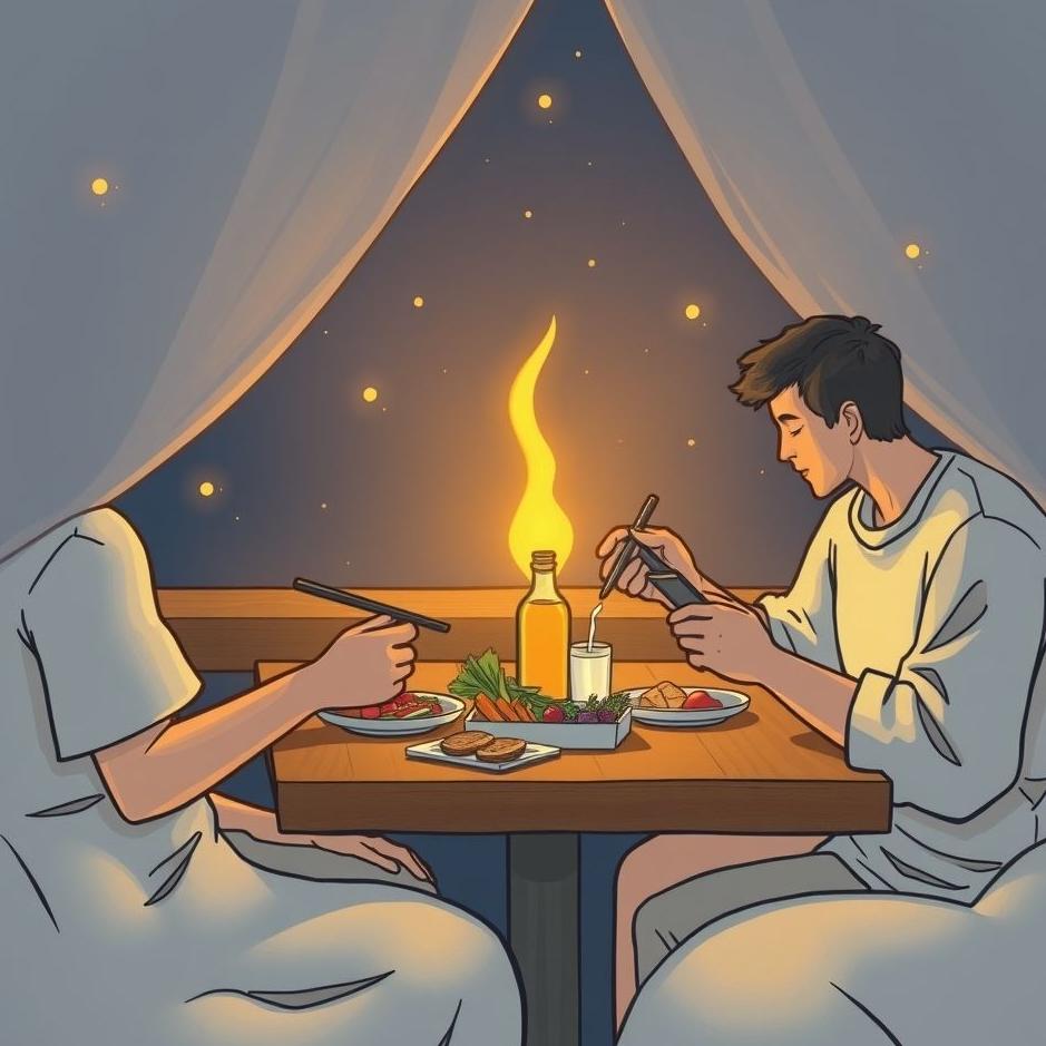 Dream : Eat with your friend in the dream