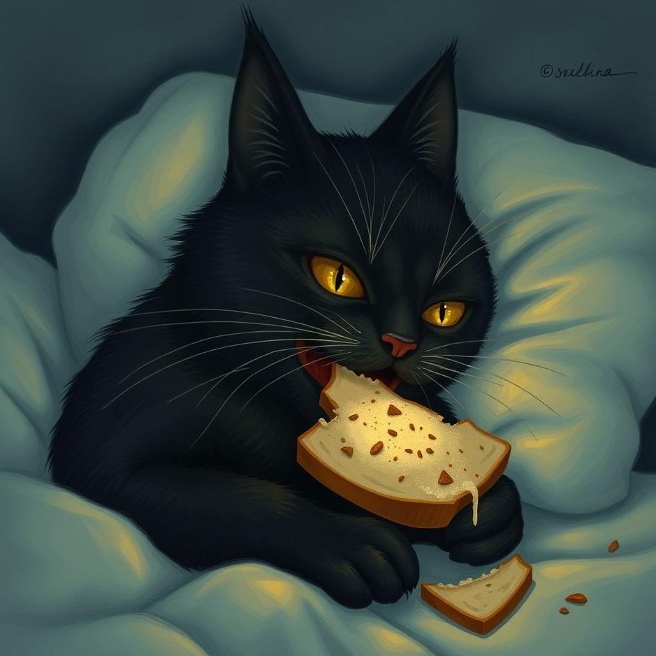 Dream : Eating a black cat in a dream