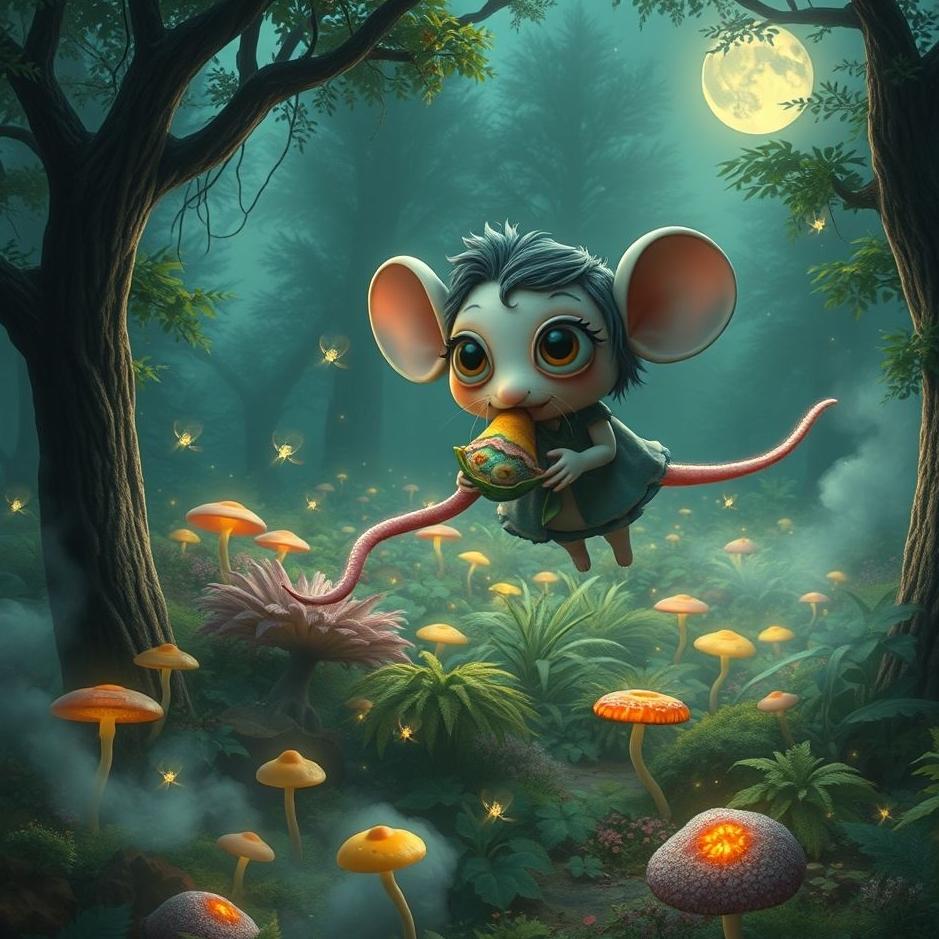 Dream Dictionary : Eating a mouse tail in a dream