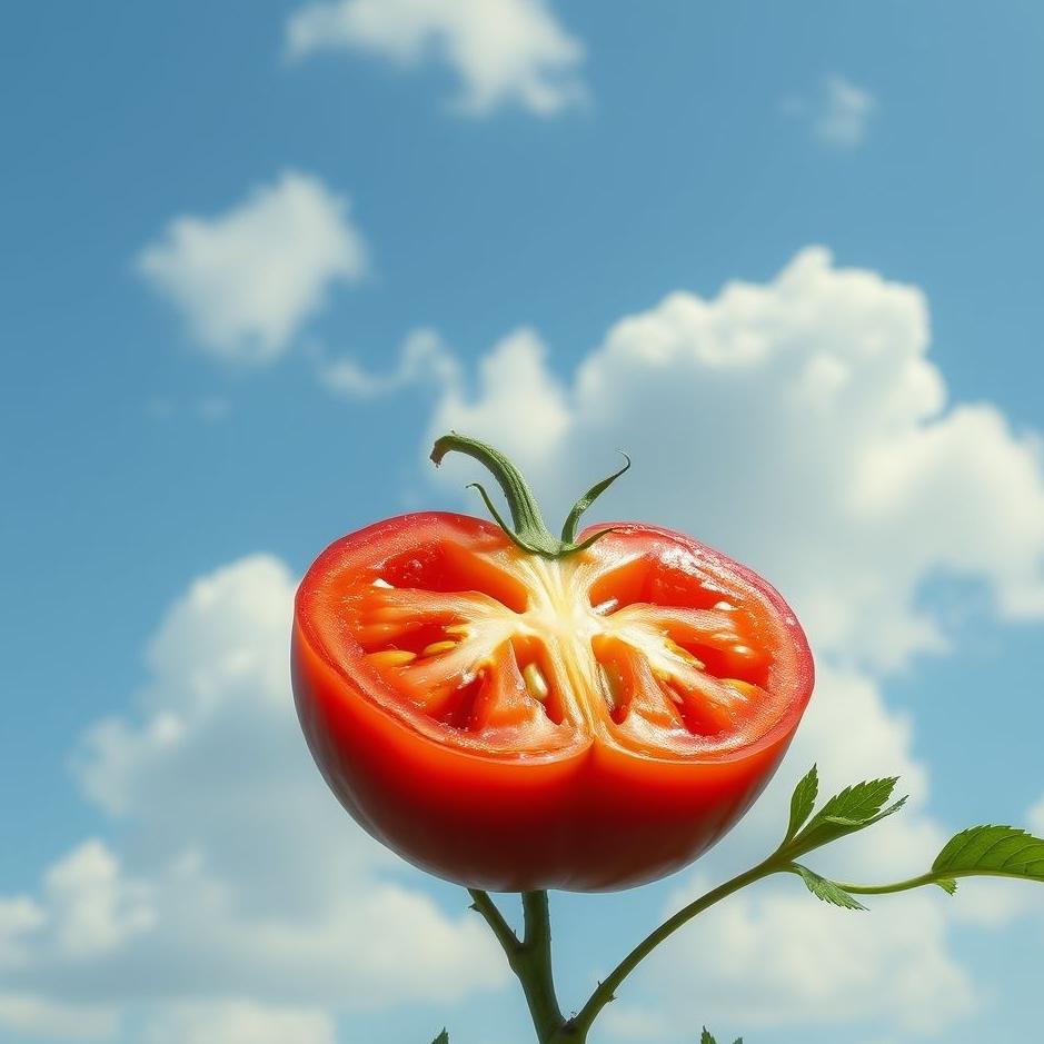 Dream : Eating a sky tomato in a dream