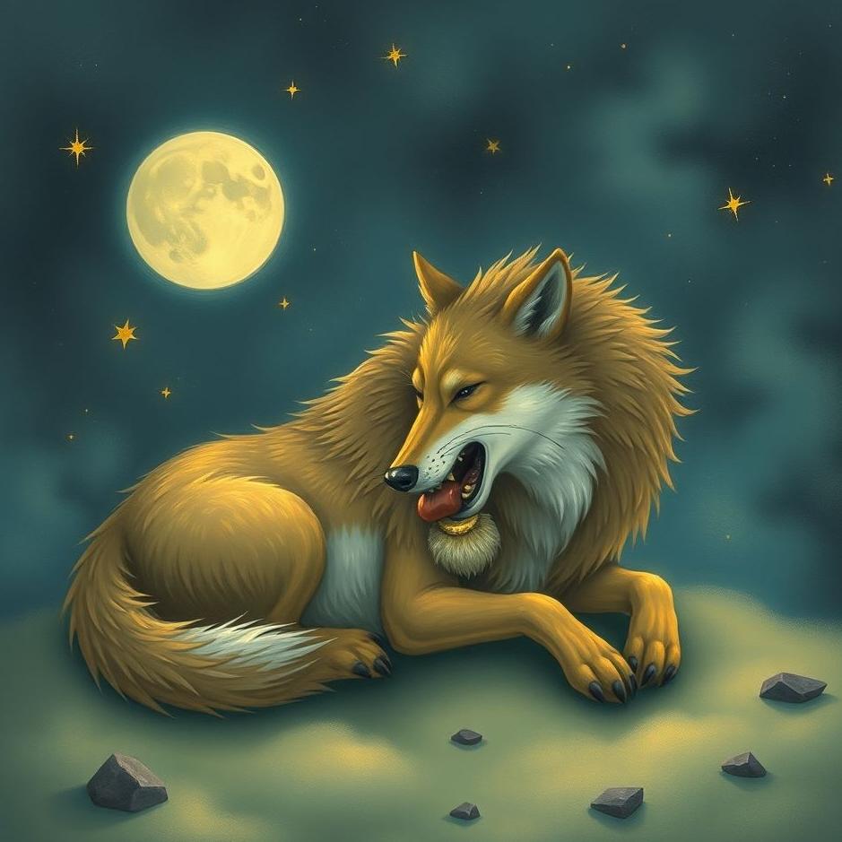 Dream : Eating a small wolf in a dream