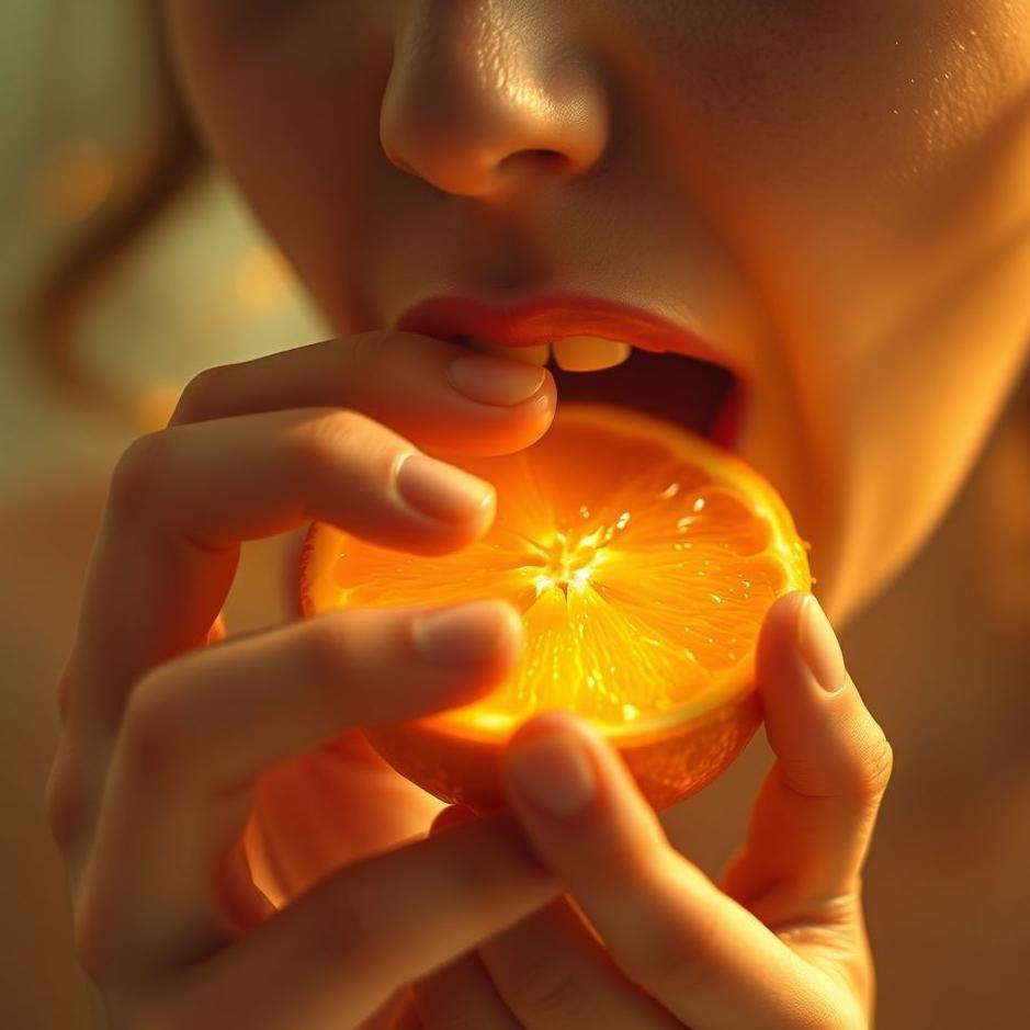 Dream Dictionary : Eating an orange with peel in a dream