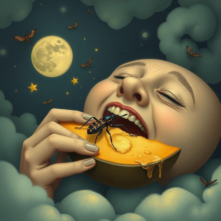 Dream : Eating black bugs in a dream