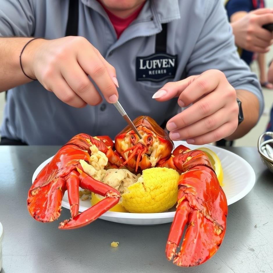Dream : Eating live lobster 
