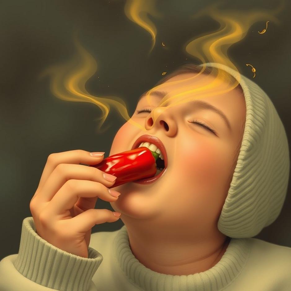 Dream : Eating red pepper in a dream