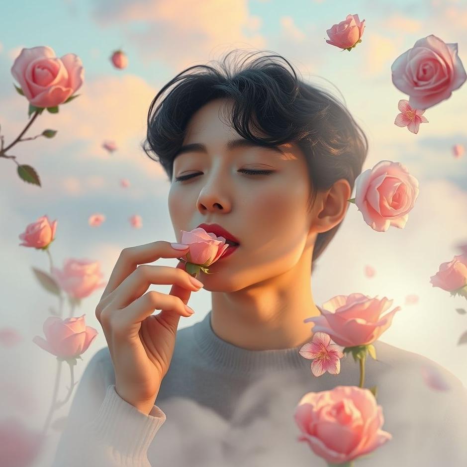 Dream : Eating rose buds in a dream