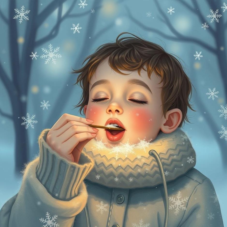 Dream : Eating snowflakes in a dream