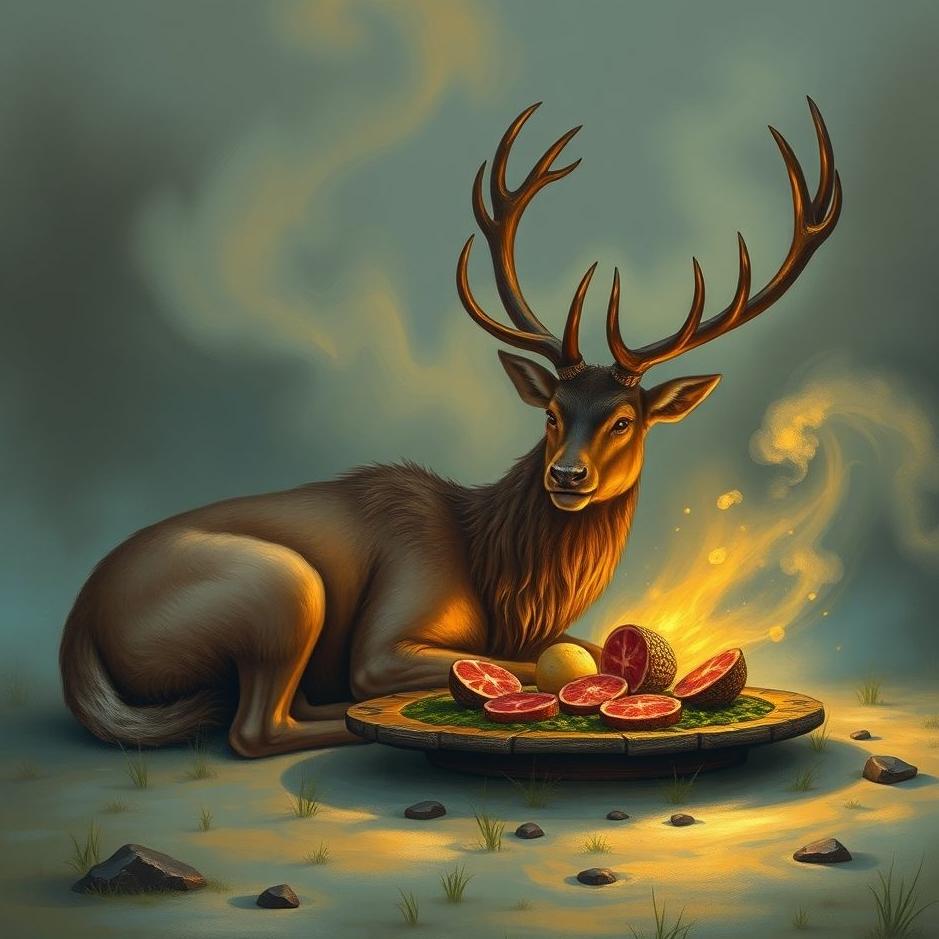 Dream : Eating venison in a dream