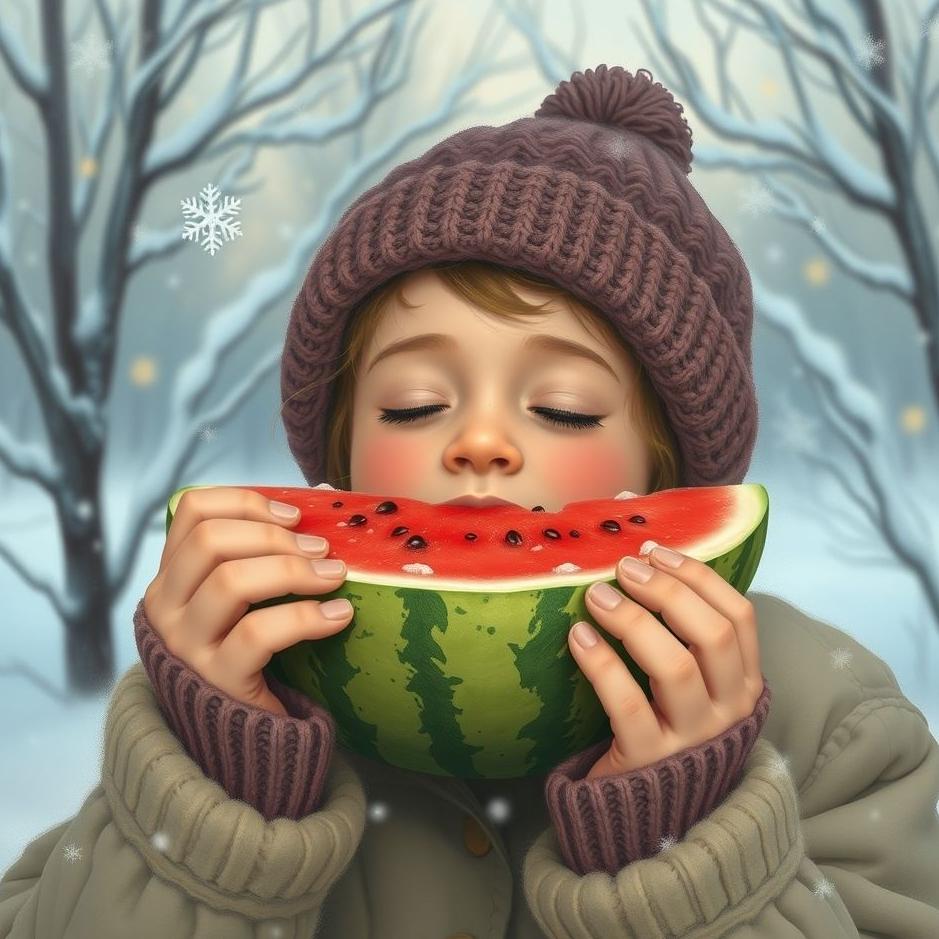 Dream Dictionary : Eating watermelon in winter in a dream