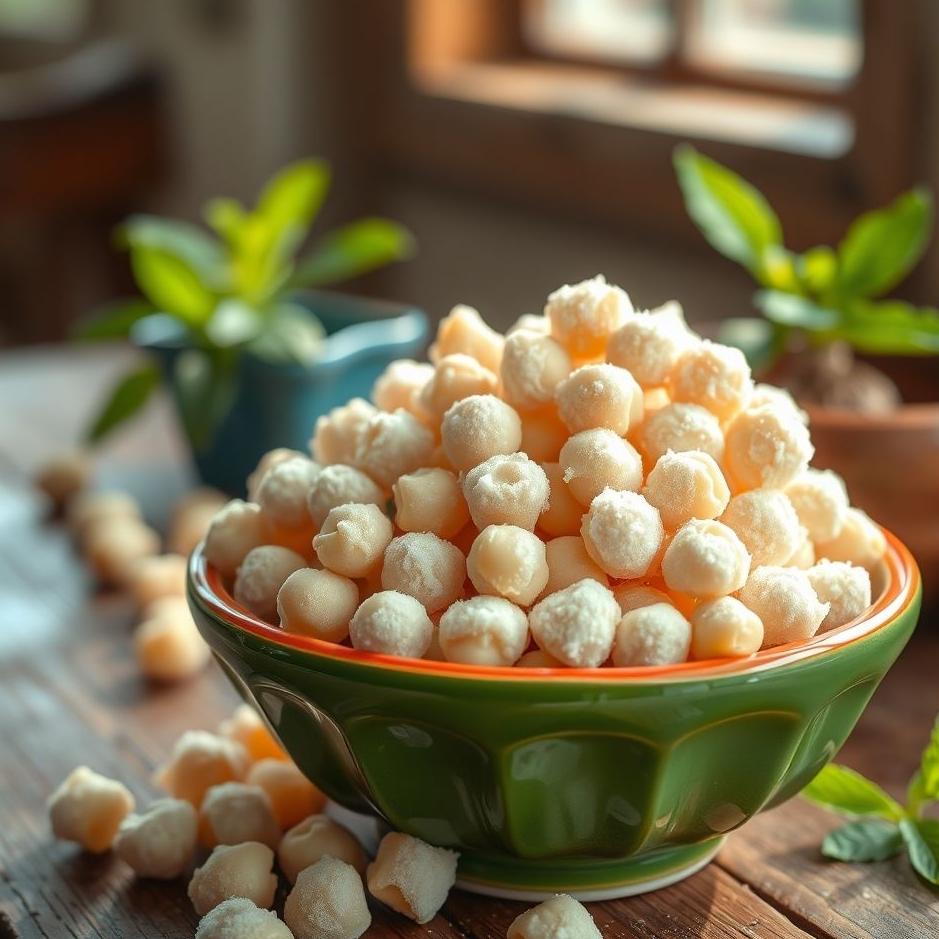 Dream Dictionary : Eating white sugar chickpeas 