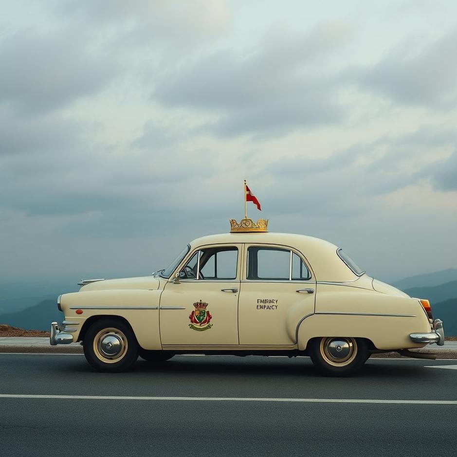 Dream : Embassy on the car in the dream