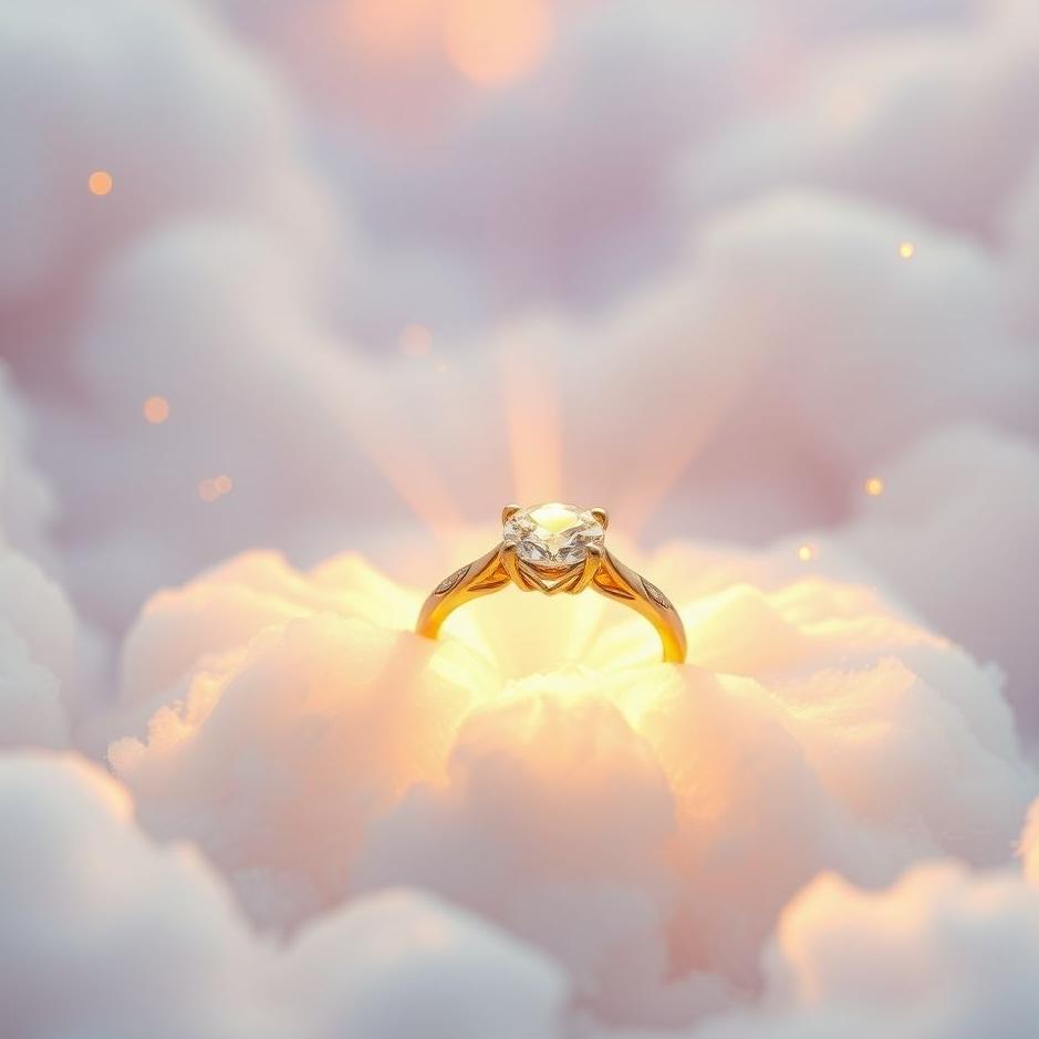 Dream : Engagement with gold ring in the dream