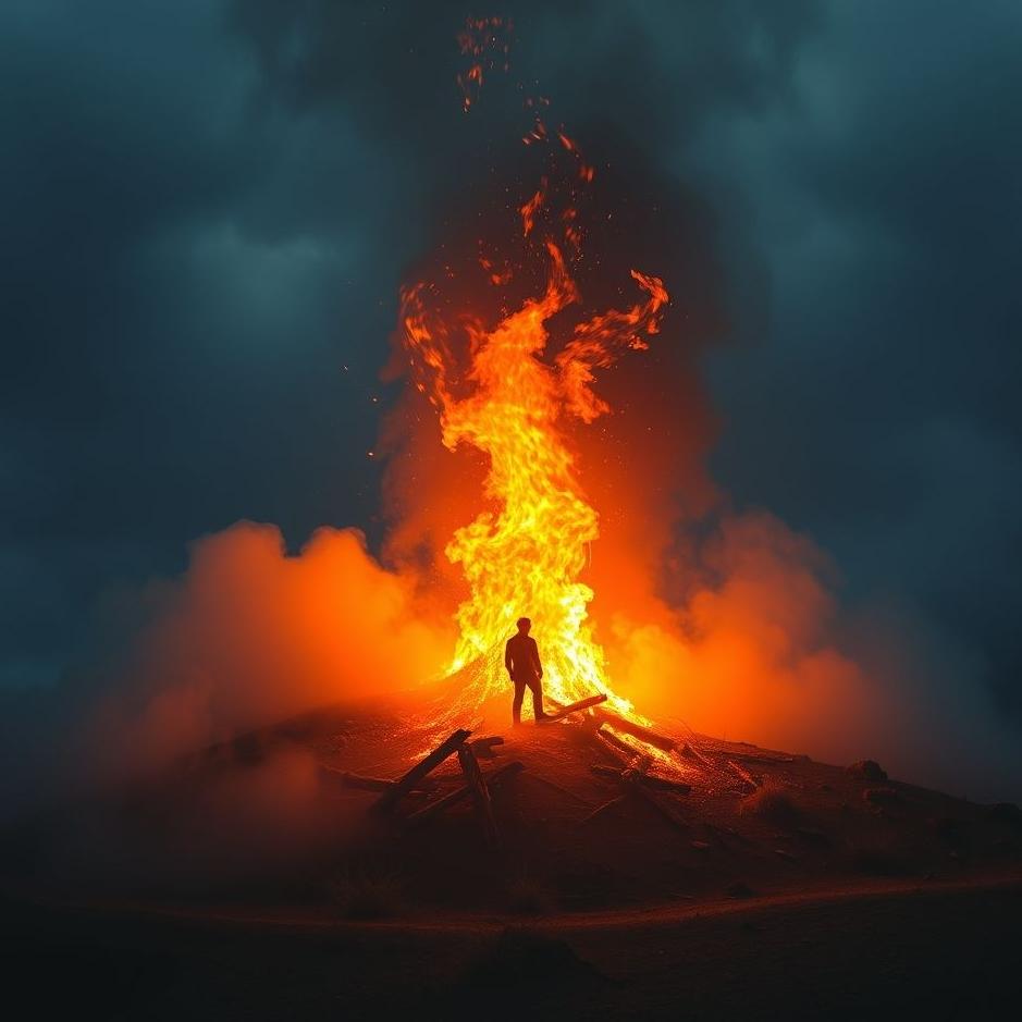 Dream : Enter fire in the dream