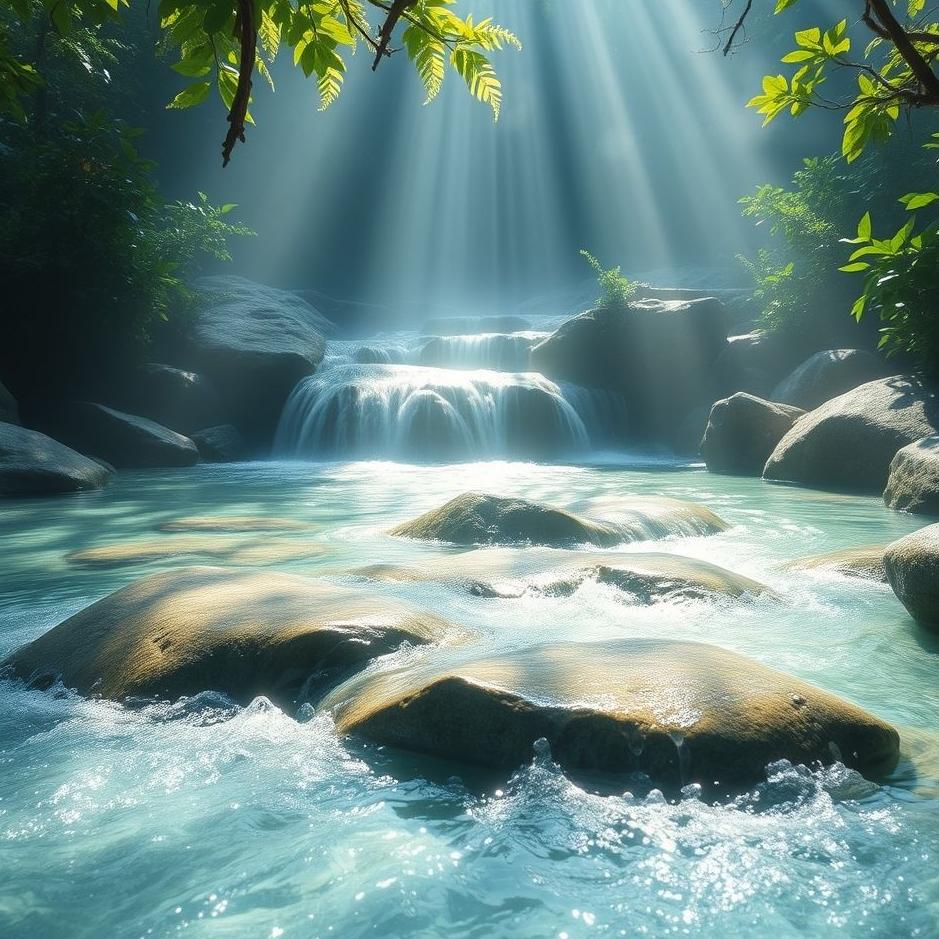 Dream : Enter the flowing water in the dream