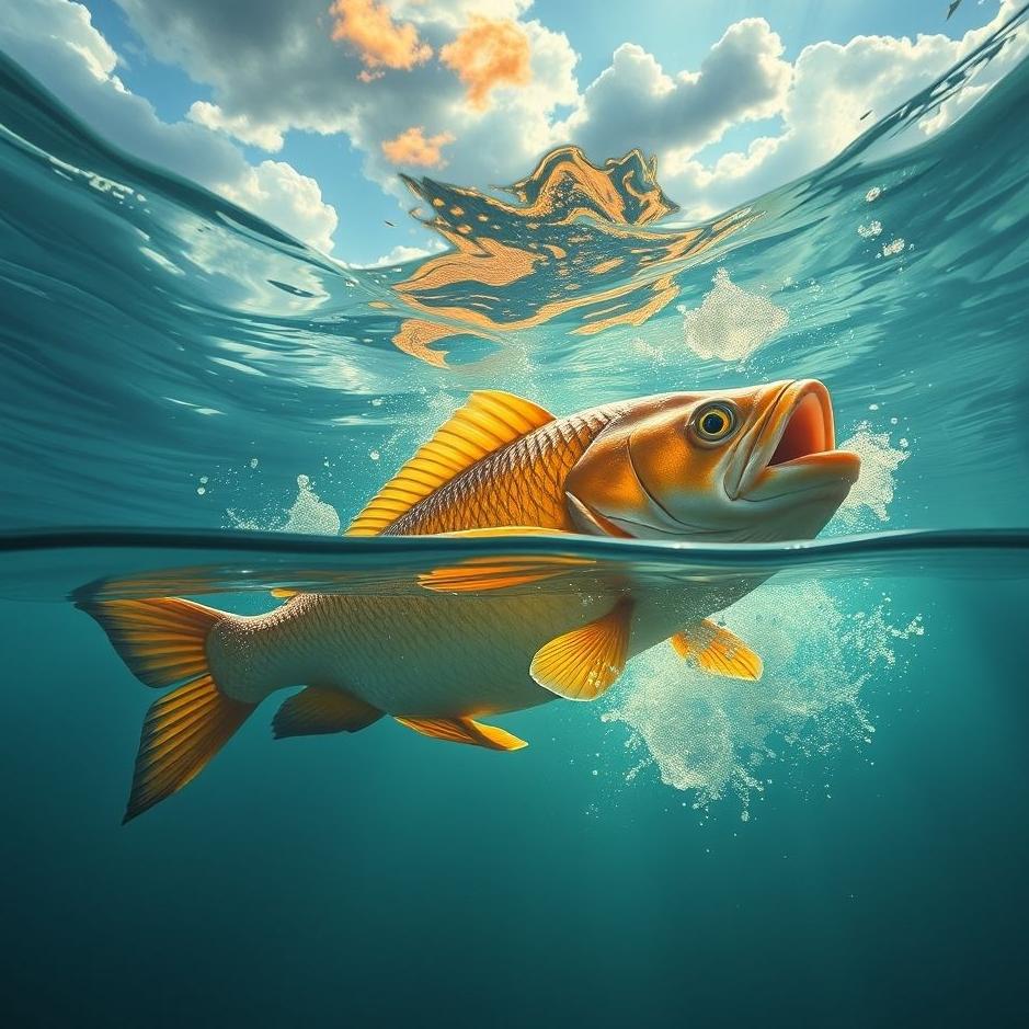 Dream Dictionary : Entering a fish goal in a dream