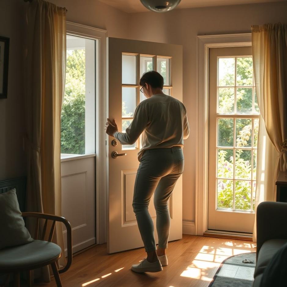 Dream : Entering a rental house in a dream