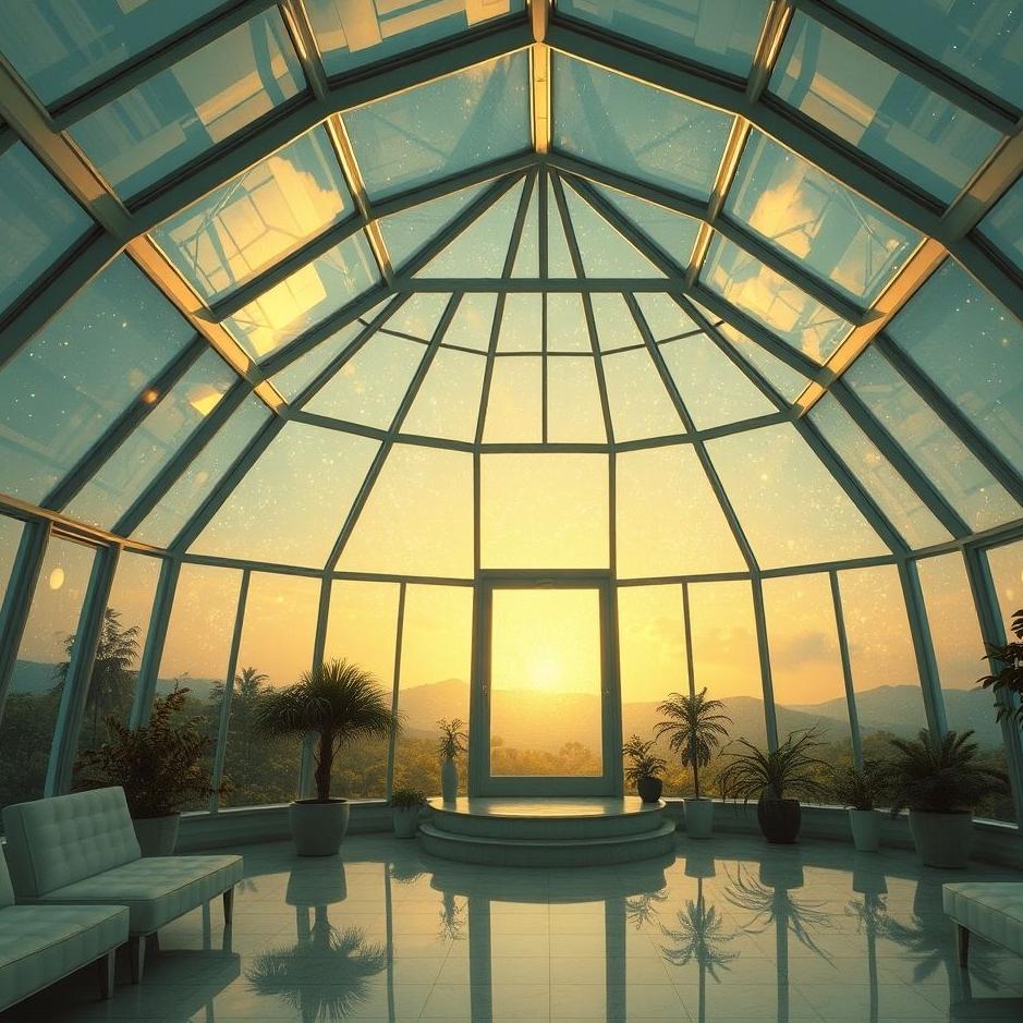 Dream : Entering a solarium in a dream