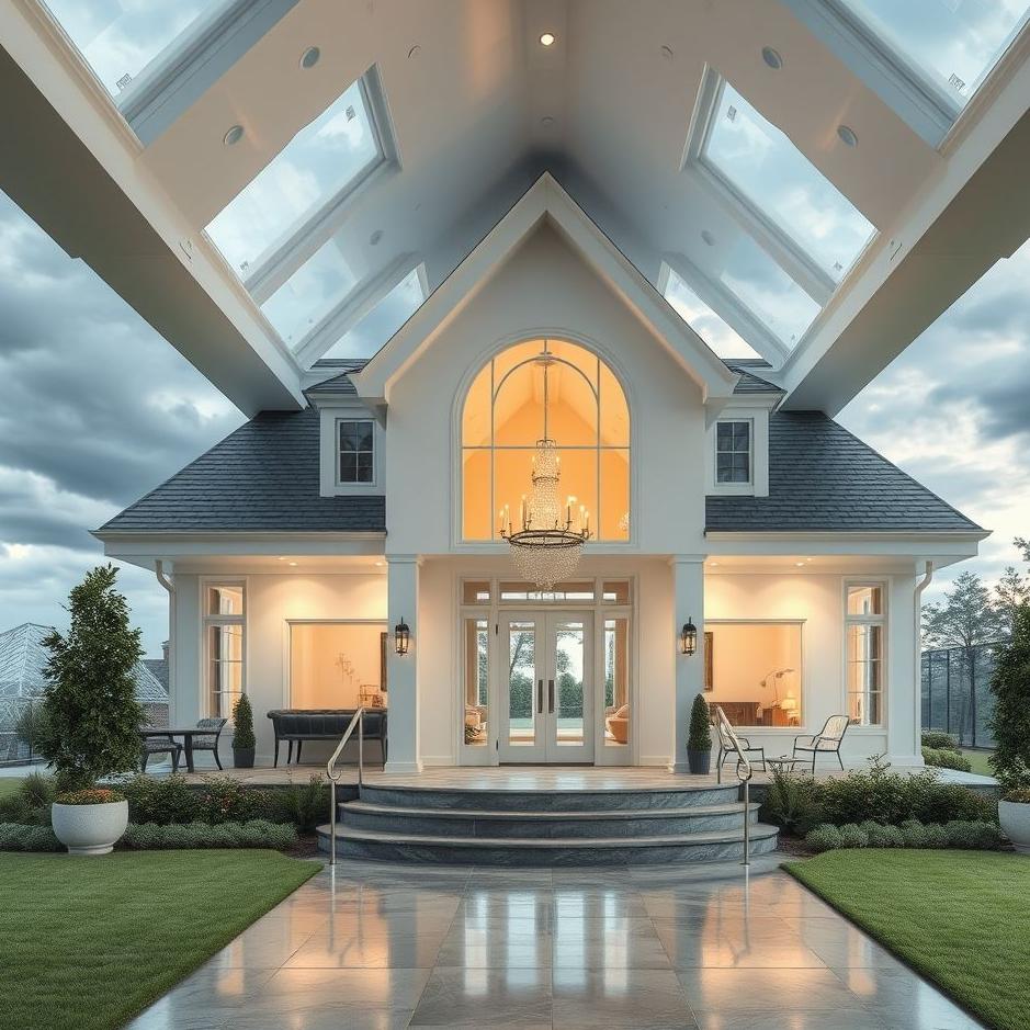 Dream : Entering a spacious house in a dream