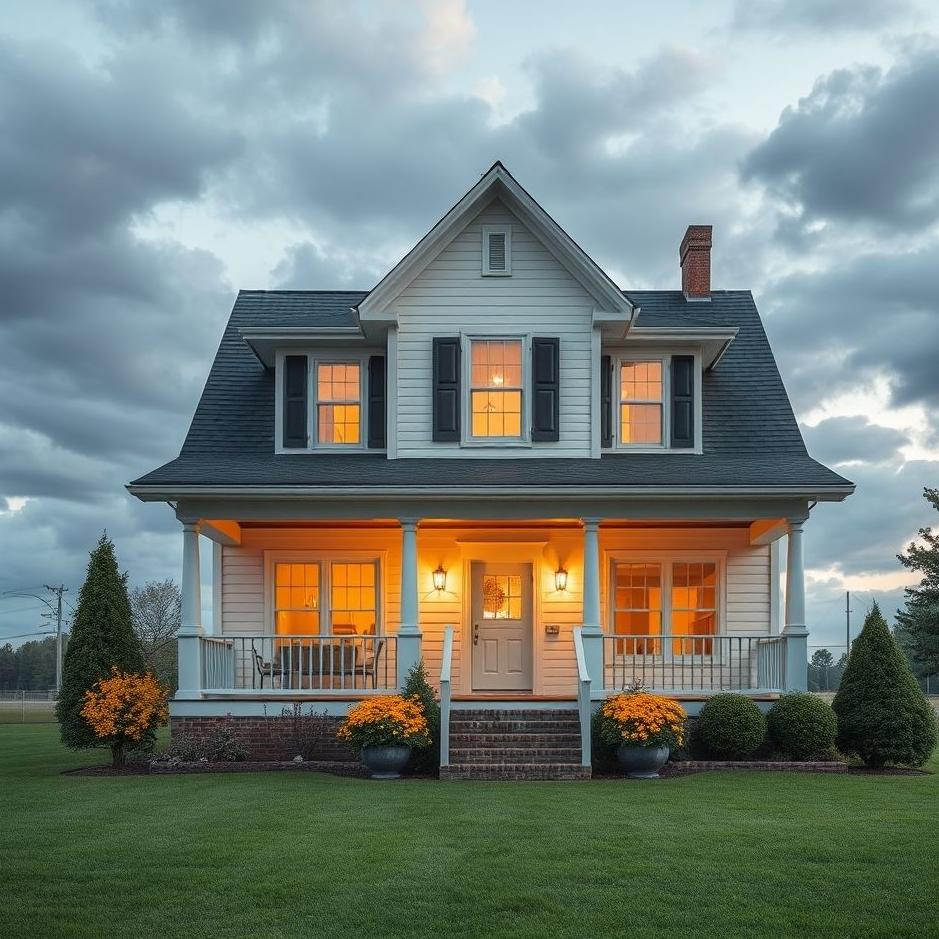 Dream : Entering a two-storey house in a dream