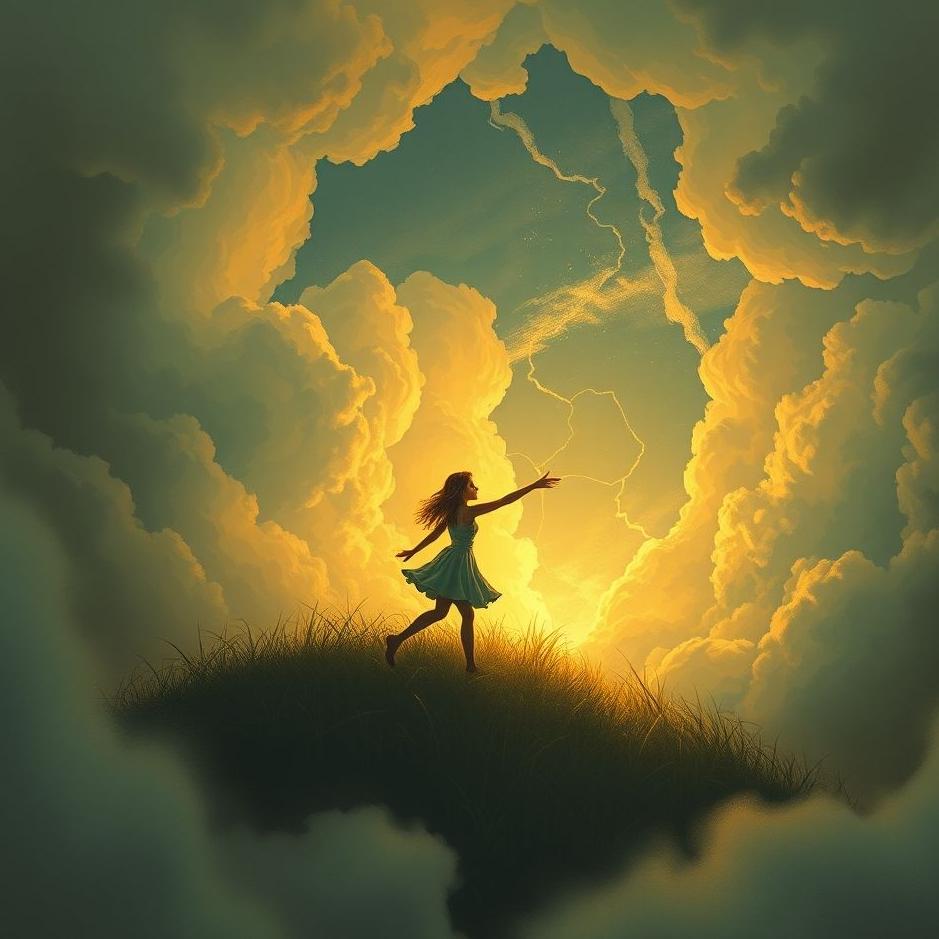 Dream : Entering the arm of a girl in a dream