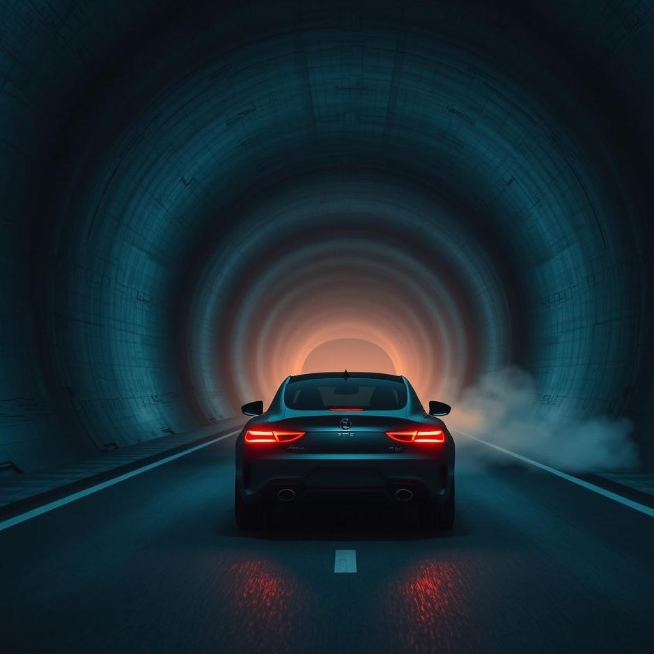 Dream : Entering the tunnel by car in the dream