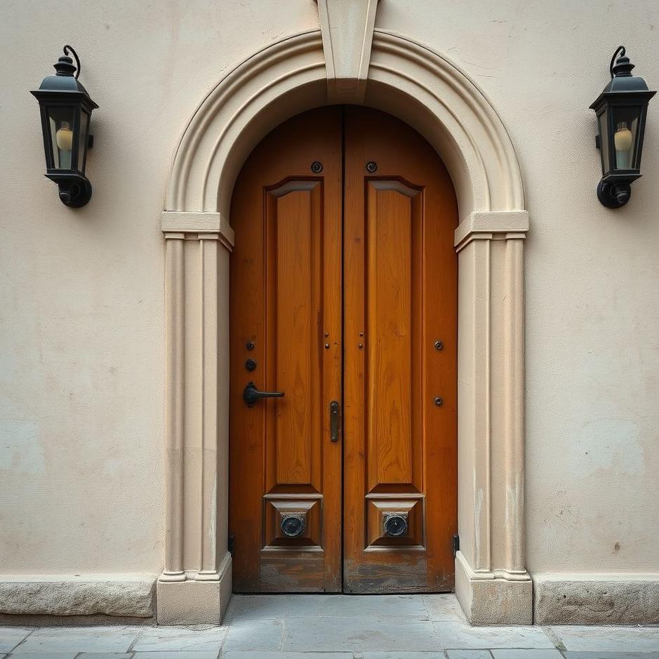 Dream : Entering through a door 