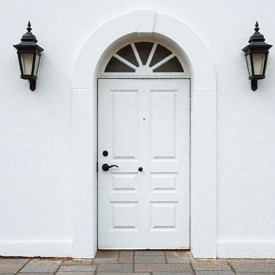 Dream : Entering through the white door 
