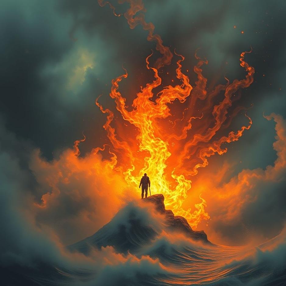 Dream : Escape from fire in the dream