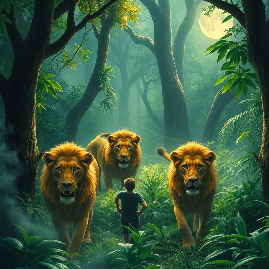 Dream Dictionary : Escape from lions in the dream