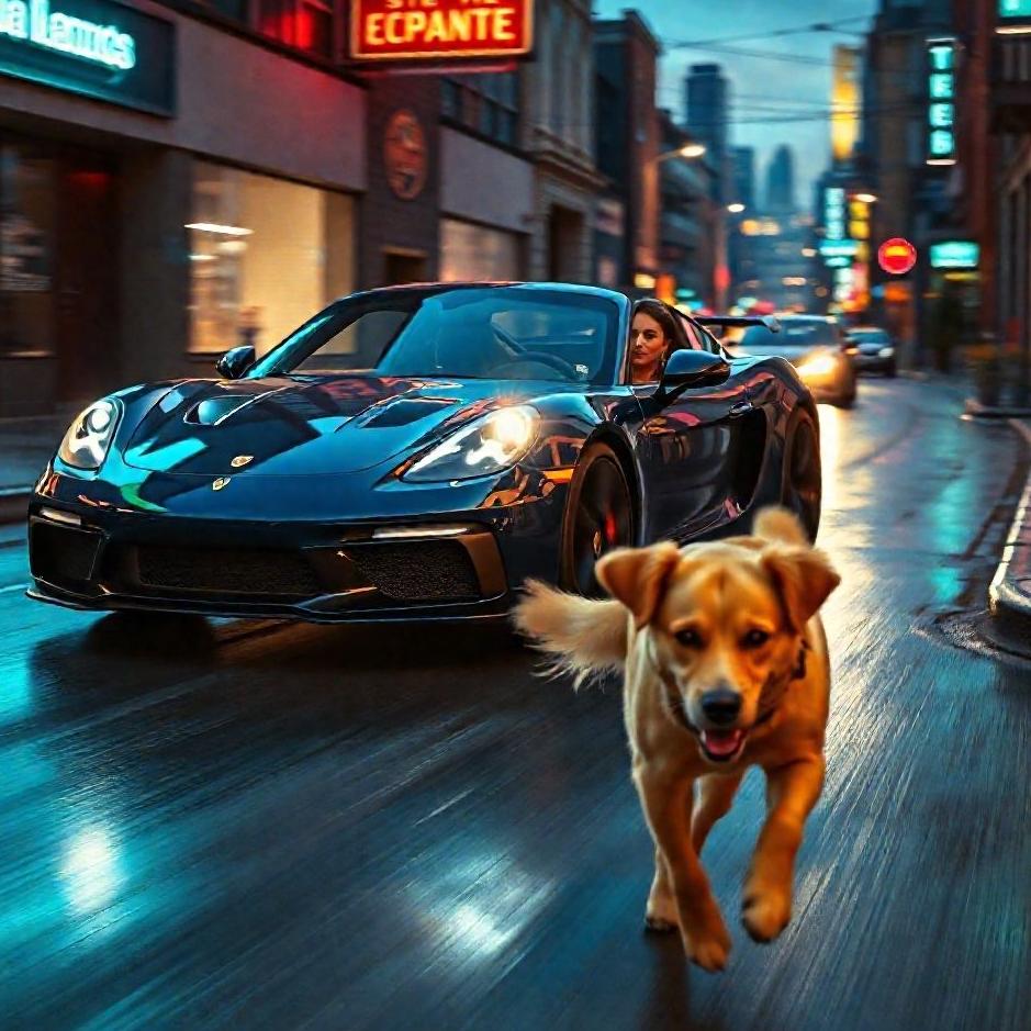 Dream Dictionary : Escape from the dog by car