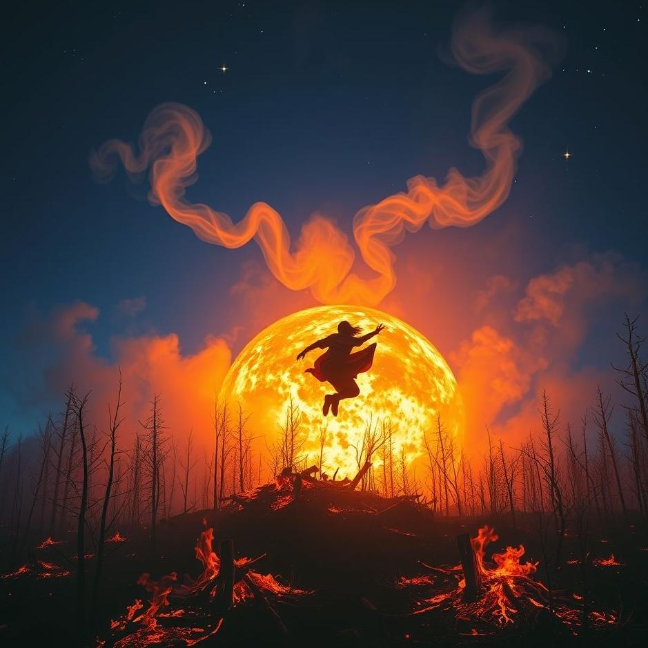 Dream Dictionary : Escape from the fire ball in the dream