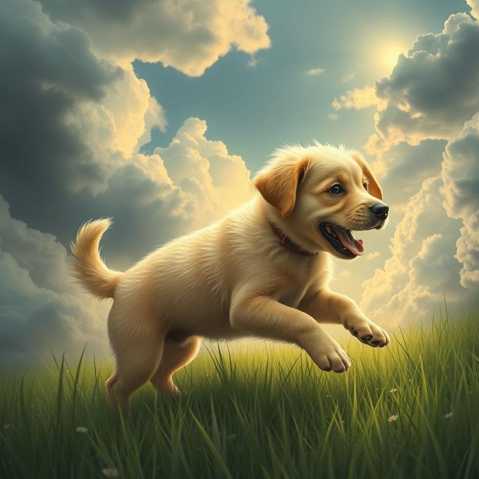 Dream : Escape from the puppy in the dream