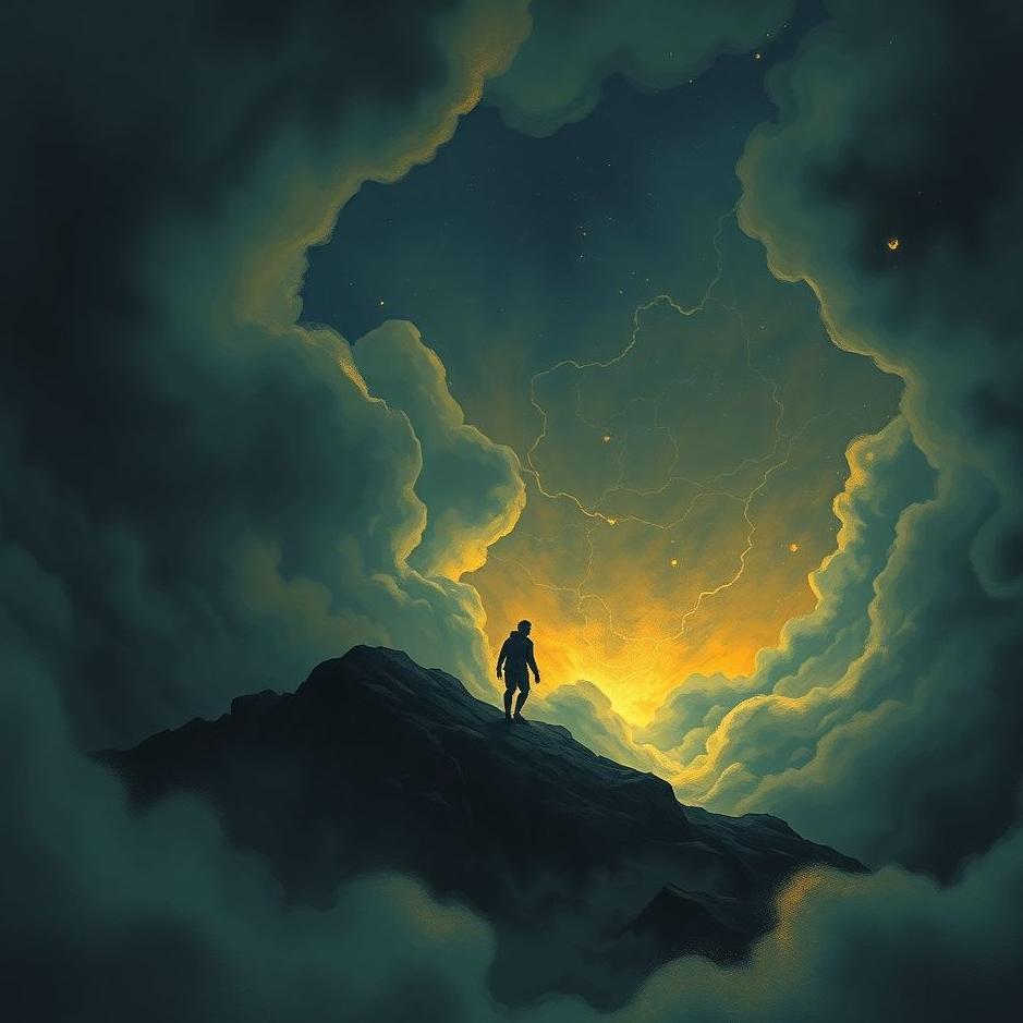 Dream : Escaping from a dark place in a dream