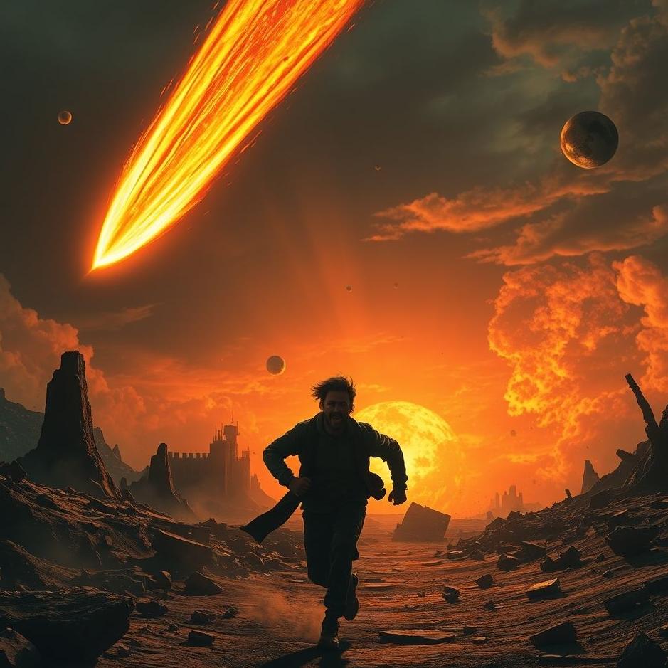 Dream : Escaping from a meteor in a dream