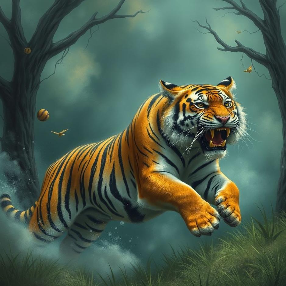 Dream : Escaping from a tiger in a dream
