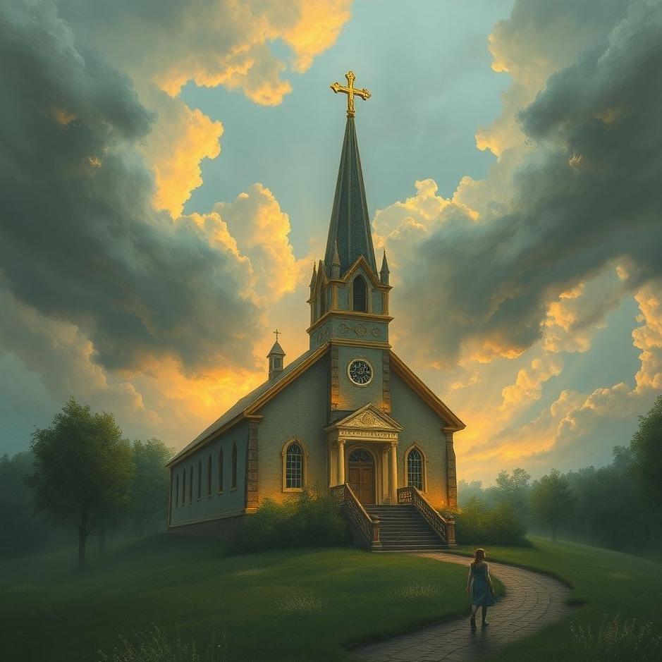 Dream : Escaping from church in a dream