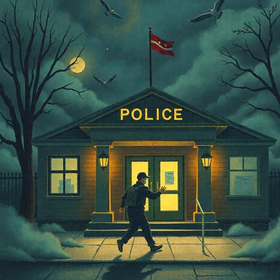 Dream : Escaping from the police station in a dream