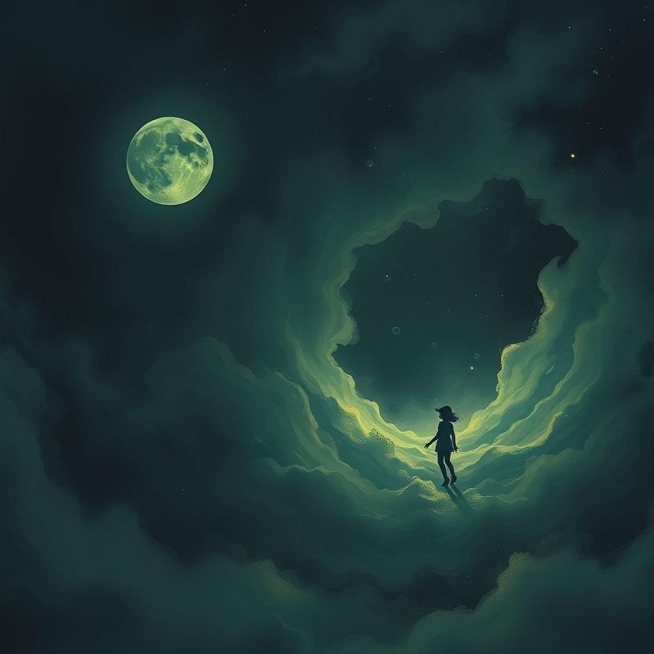 Dream : Escaping in the dark in a dream