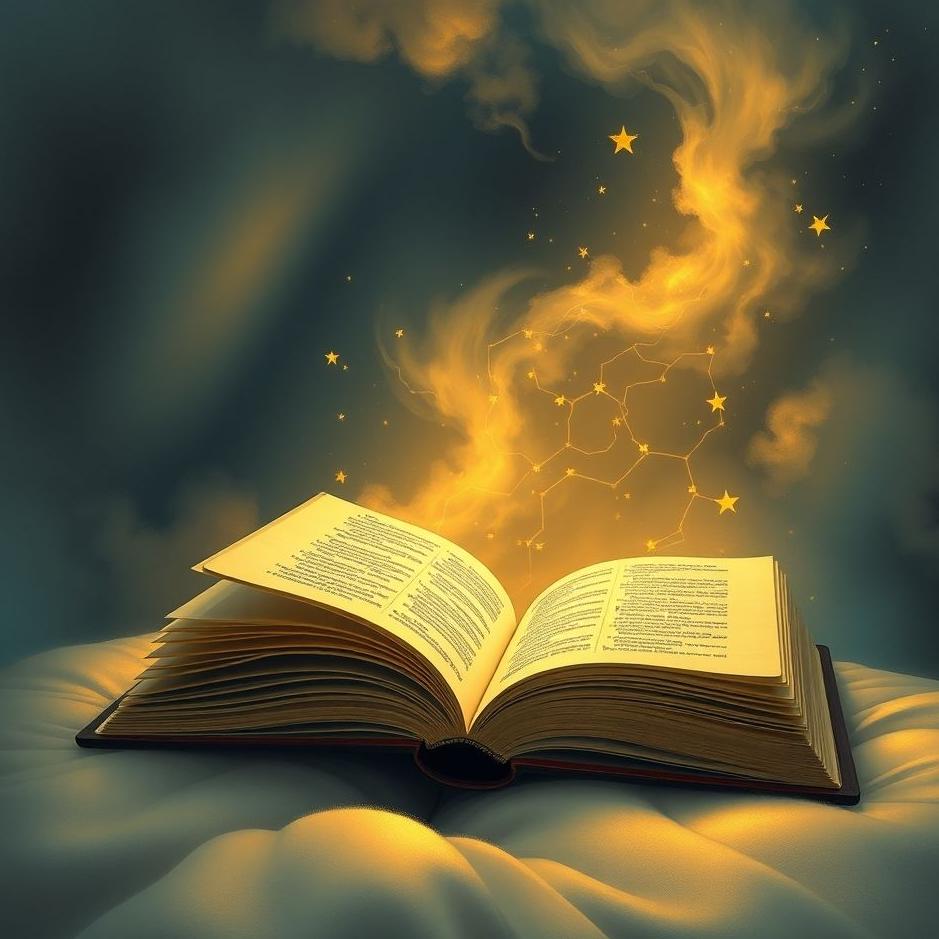 Dream : Examining a book in a dream