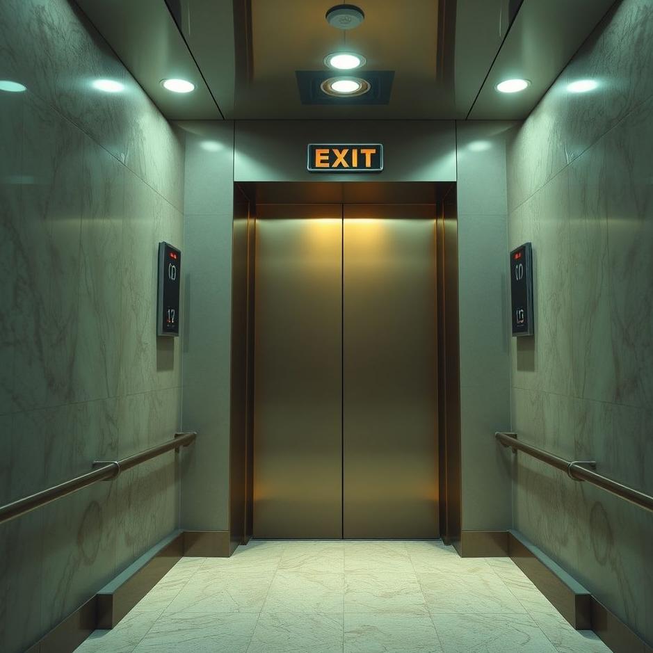 Dream : Exit in the elevator in the dream